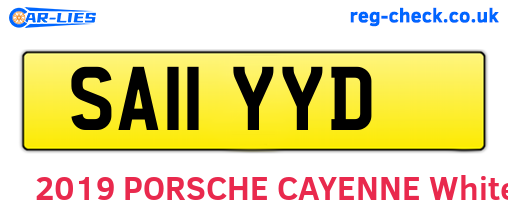 SA11YYD are the vehicle registration plates.
