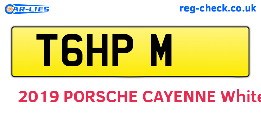 T6HPM are the vehicle registration plates.