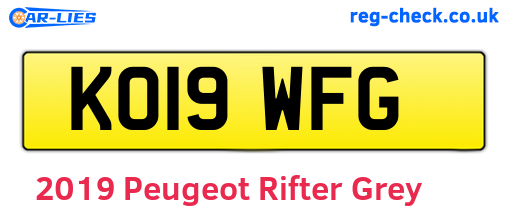 Grey 2019 Peugeot Rifter (KO19WFG)