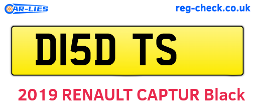 D15DTS are the vehicle registration plates.