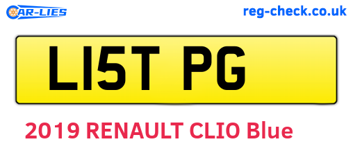 L15TPG are the vehicle registration plates.