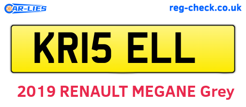 KR15ELL are the vehicle registration plates.