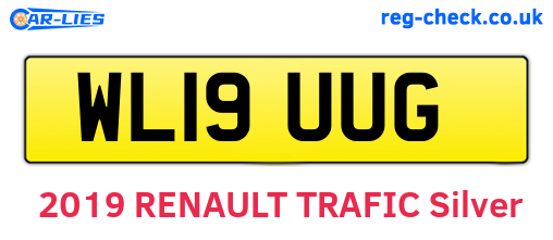 WL19UUG are the vehicle registration plates.