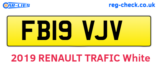 FB19VJV are the vehicle registration plates.