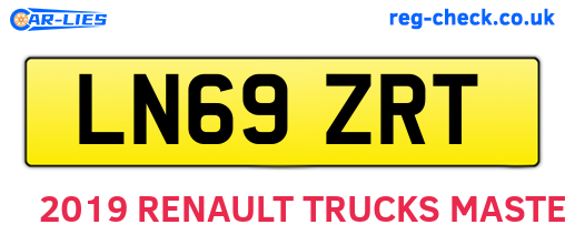 LN69ZRT are the vehicle registration plates.