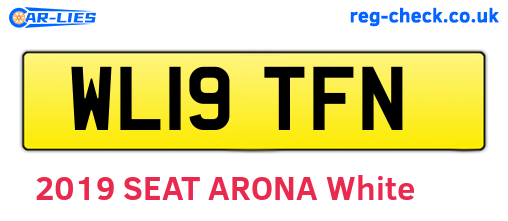 WL19TFN are the vehicle registration plates.