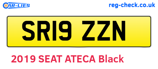 SR19ZZN are the vehicle registration plates.