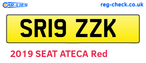SR19ZZK are the vehicle registration plates.
