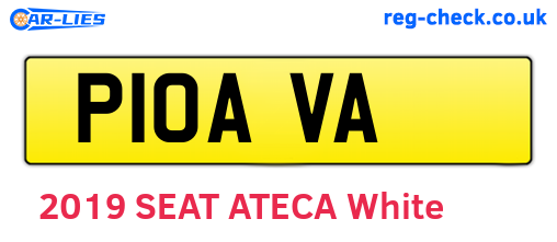 P10AVA are the vehicle registration plates.