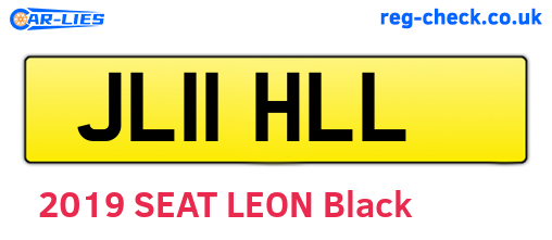 JL11HLL are the vehicle registration plates.