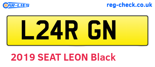 L24RGN are the vehicle registration plates.