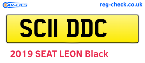 SC11DDC are the vehicle registration plates.