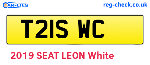 T21SWC are the vehicle registration plates.