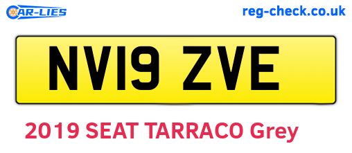 NV19ZVE are the vehicle registration plates.