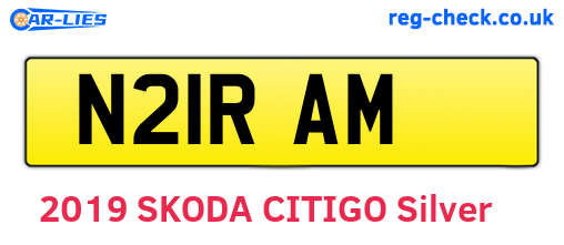 N21RAM are the vehicle registration plates.