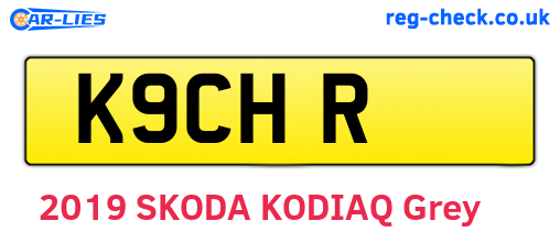 K9CHR are the vehicle registration plates.