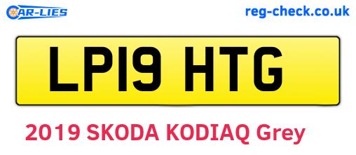 LP19HTG are the vehicle registration plates.