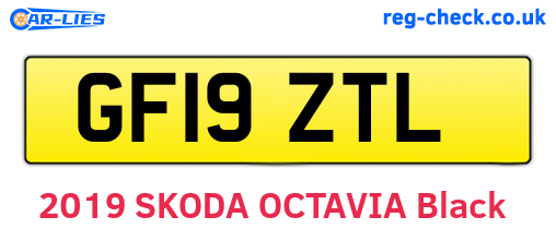 GF19ZTL are the vehicle registration plates.
