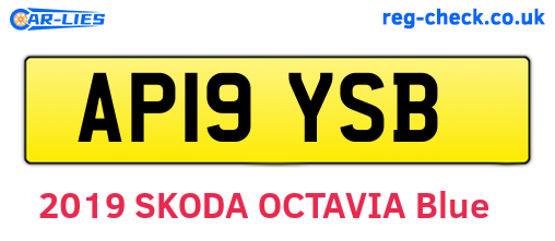 AP19YSB are the vehicle registration plates.