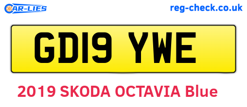 GD19YWE are the vehicle registration plates.
