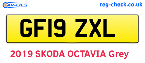 GF19ZXL are the vehicle registration plates.