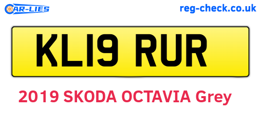 KL19RUR are the vehicle registration plates.