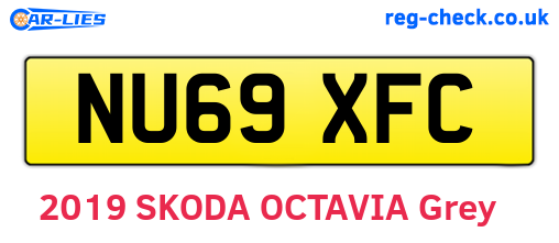 NU69XFC are the vehicle registration plates.