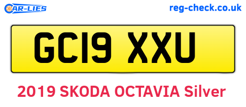 GC19XXU are the vehicle registration plates.