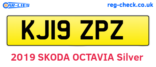KJ19ZPZ are the vehicle registration plates.