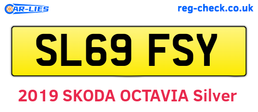 SL69FSY are the vehicle registration plates.