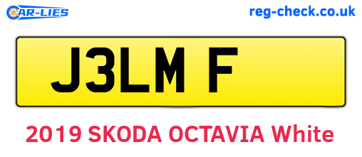 J3LMF are the vehicle registration plates.