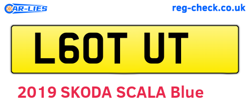 L60TUT are the vehicle registration plates.