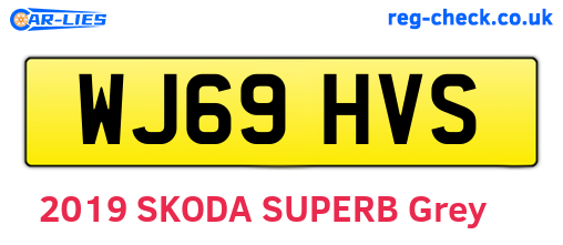 WJ69HVS are the vehicle registration plates.