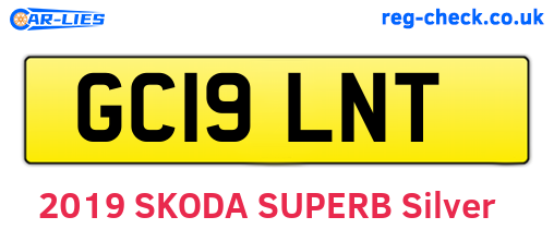 GC19LNT are the vehicle registration plates.