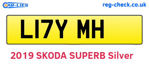 L17YMH are the vehicle registration plates.