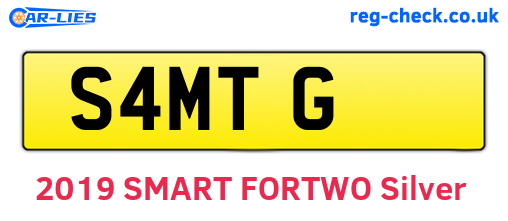 S4MTG are the vehicle registration plates.