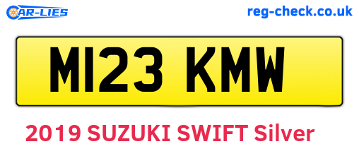 M123KMW are the vehicle registration plates.