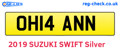 OH14ANN are the vehicle registration plates.