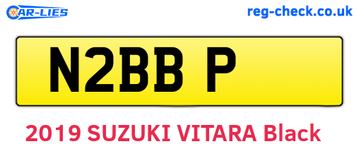 N2BBP are the vehicle registration plates.