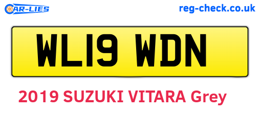 WL19WDN are the vehicle registration plates.