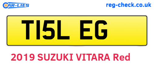 T15LEG are the vehicle registration plates.