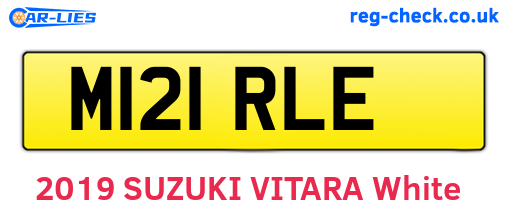 M121RLE are the vehicle registration plates.