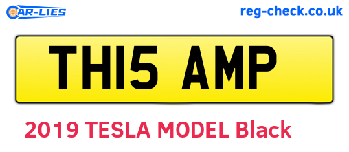 TH15AMP are the vehicle registration plates.