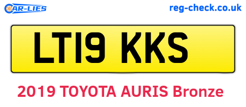 LT19KKS are the vehicle registration plates.