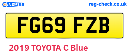 FG69FZB are the vehicle registration plates.