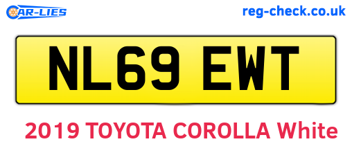 NL69EWT are the vehicle registration plates.