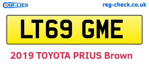LT69GME are the vehicle registration plates.