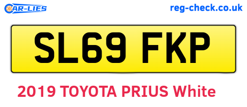 SL69FKP are the vehicle registration plates.