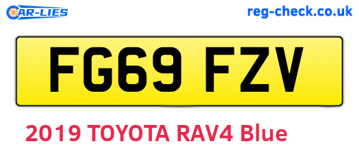 FG69FZV are the vehicle registration plates.
