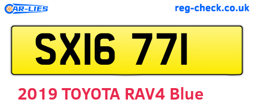 SXI6771 are the vehicle registration plates.